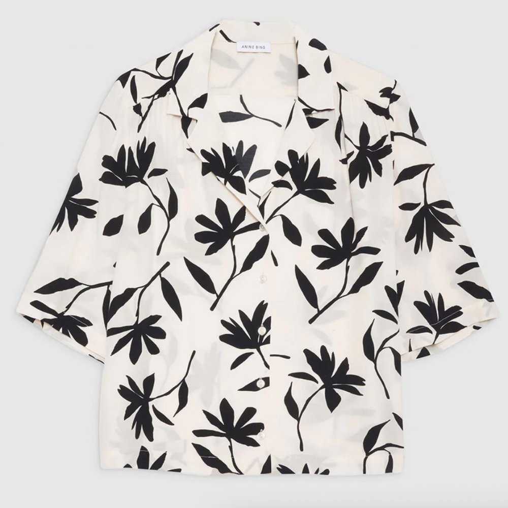 Anine Bing Row Shirt Size XS
